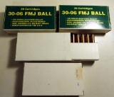Lot #842 - (4) Boxes 30-06 cartridges containing 20 rounds each (80 Rds +/-)