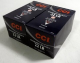 Lot #860 - (2) Boxes of 500 rounds of CCI Standard Velocity .22 long rifle cartridges