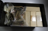 Lot #877 - 712 +/- rounds of .303 British cartridges along with stripper clips.  Ammunition is