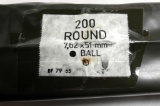 Lot #898 - 200 +/- Rounds of 7.62x51 ball cartridges. Sealed in battle pack. 18 Lbs