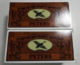 Lot #955 - (2) Boxes of 500 rounds of Peters .22 Rim Fire High velocity Cartridges.