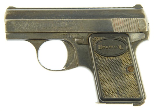 Lot #1648 - Browning Arms Co 1905 Vest Pocket 2nd Var Semi Auto Pistol SN# 360107 6.35MM
