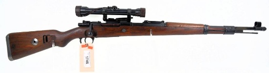 Lot #1746 - Mauser 1898 bcd 4 Long Rail Snip Bolt Action Rifle SN# X2640 7.92X57MM