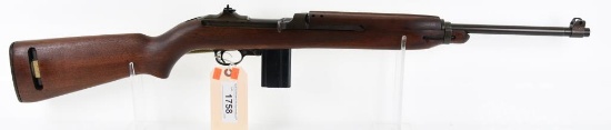Lot #1758 - U.S. Winchester M1 Carbine Semi Auto Rifle SN# 7241075 .30 CARBINE