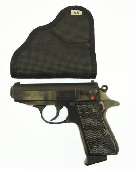 Lot #1790 - Walther/Imp By Smith & Wesson PPK/S-1 Semi Auto Pistol SN# 0790BAS .380 ACP