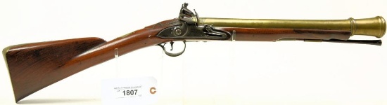 Lot #1807 - Middleton - English Flintlock Blunderbuss Black Powder Rifle SN# NSN 