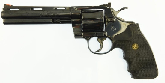Lot #1834 - Colt's P.T.F.A. Mfg. Co. Python Double Action Revolver SN# 173430 .357 Mag