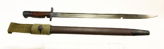 Lot #1847a - British Pattern 1907 Bayonet with scabbard.