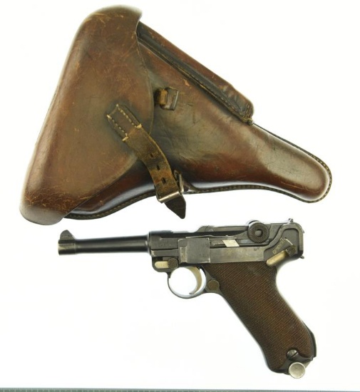 Lot #1936 - DWM Mauser Luger 1915 Semi Auto Pistol SN# 1971 9 MM