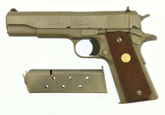 Lot #1937 - Colt's P.T.F.A. Mfg. Co Inc 1911 A1 Stainless Series SA Pistol SN# CV02261 .45 ACP