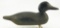 Lot # 4625 - Mason Decoy Co. black duck some gunning wear and loss of paint