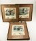 Lot # 4639 - Set of (3) Ward Brothers Series Prints by Jack Schroeder all are numbered Volume 1