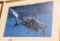 Lot # 4709 - Wonderful framed print of Blue Marlin Spearing Wahoo S/N 384/750 (35” x 26”)