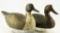 Lot # 4789 - 1930 Ward Brothers Working model Pintails Drake and Hen in original paint (this is