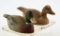 Lot # 4843 - Pair of RARE miniature Mallards Drake and Hen by Lloyd Aaron Sterling, Crisfield,