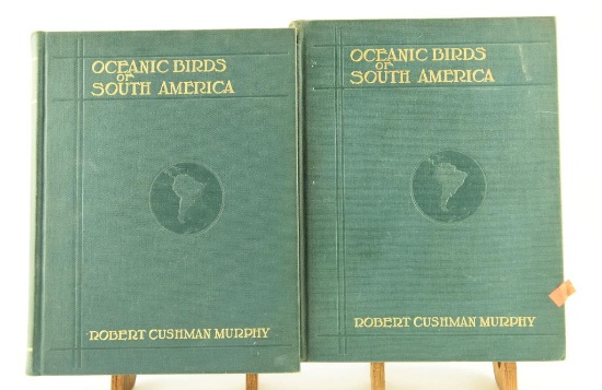 Lot # 4599 - Oceanic Birds of South America Volumes I and II by Robert Cushman Murphy printed in