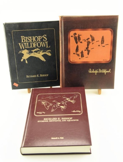 Lot # 4616 - (3) Richard Bishop Books to include: Richard E. Bishop Etchings, Drypoints and
