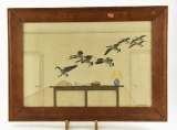 Lot # 4653 - Original Oil on Canvas of Geese by famed Sporting Artist Richard E. Bishop (American