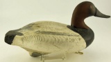 Lot # 4670 - Severin Willis Hall Chesapeake City, MD Cork Body Canvasback Drake with keel weight