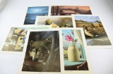 Lot # 4672 - (7) unframed Ronald Louque prints “House Hunting”, “Plow and Hearth”, “Untamed” and