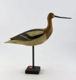 Lot # 4685 - Eastern Shore Carved Avocet on stand unsigned 13 ½”