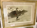 Lot # 4712 - Framed print of Black Ducks #185/200 S/N Robert Verity (36” x 29”)