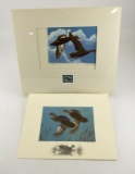 Lot # 4773 - Delaware First of State Black Duck print by Ned Mayne S/N artist proof 177/200 with