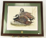 Lot # 4776 - “Canadas” Medallion Series framed Ducks Unlimited Print S/N Art LeMay 3603/5300