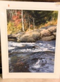 Lot # 4780 - “Gotcha- Trout Fishing” original watercolor by H.D. Stallworth unframed 30.5” x 22.5