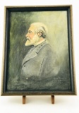 Lot # 4784 - Super Rare and Unique original framed Oil on Canvas portrait of General Robert E.