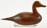 Lot # 4824 - Capt. Jess Urie Rock Hall, MD miniature carved Canada Goose in natural finish signed