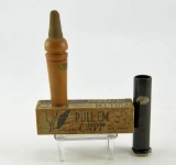 Lot # 4853 - Oliveros Pull-Em Crow Call in original box and vintage acme duck call