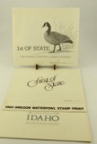 Lot # 4874 - (3) First of State Waterfowl prints all with original folders and never framed to