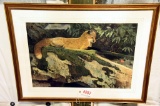 Lot # 4897 - Framed print of Brer Fox S/N Bob Kuhn 340/750 (35” x 27”)