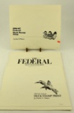 Lot # 4907 - (3) Federal Duck Stamp prints all with original folders never framed: 1981-82 Ruddy