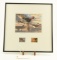 Lot # 4103 - Medallion set 2004-2005 Federal Duck Stamp Print by Scot Storm. Pencil signed &