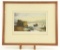 Lot # 4127 - Pencil signed print of duck hunting scene by Ogden W. Pleissner. Has been