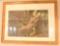 Lot # 4151 - Print on canvas of jaguar in tree by Bob Kuhn. Has been professionally framed and
