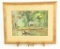 Lot # 4380 - Indiscernibly signed depicting i slander scene. Has been framed. Measures