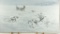 Lot # 4384 - “Taking Five” acrylic painting on board by Jon Van Zyle. Depicts scene of mushing
