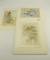 Lot # 4403 - (3) Limited edition etchings by Peter Parrington of ducks and birds to include