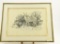 Lot # 4430 - “Kudu Cow” pencil drawing by Dino Paravano. Signed and dated 1974. Has original