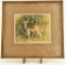 Lot # 4431 - Print of impala by David Shepherd Signed in pencil by artist on matted border. Has