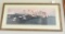 Lot # 4457 - Large print of common eider ducks in flight. Unsigned. Has been professionally