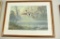 Lot # 4458 - Limited edition print of mallards taking flight by William Hollywood. Signed and