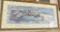 Lot # 4461 - Large print of common eider ducks. Unsigned. Has been professionally matted and
