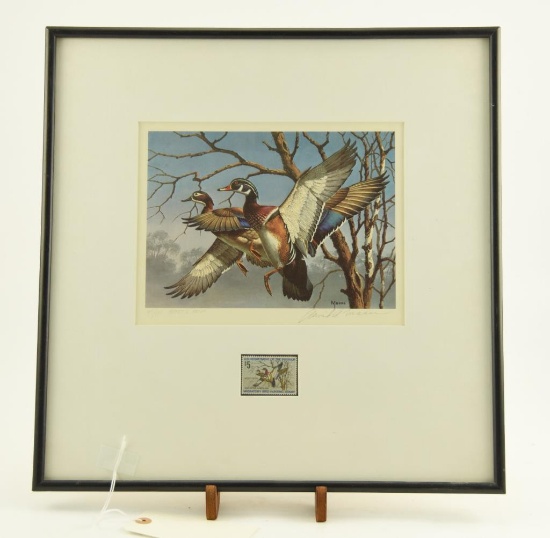 Lot # 4094 - Artist’s Proof 1974-1975 Federal Migratory Bird Hunting & Conservation stamp print