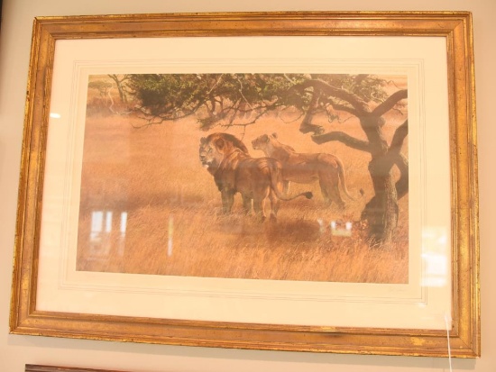 Lot # 4154 - “Sunshine & Shadow” limited edition print by Bob Kuhn. Number 308 from edition of