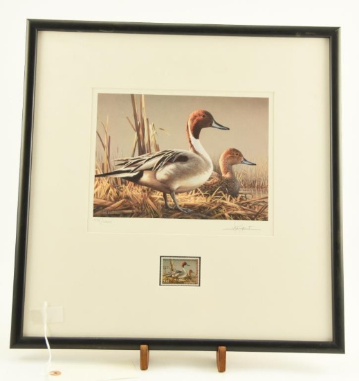 Lot # 4162 - Limited edition 2008-2009 Federal Migratory Bird Hunting Conservation Stamp print