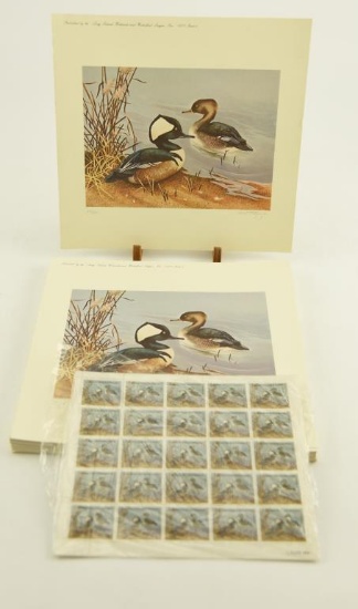 Lot # 4251 - (34) Limited edition 1978 Long Island Wetlands & Waterfowl League Stamp prints by